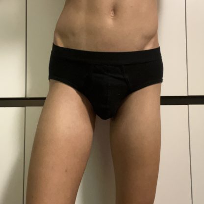 Black jock strap