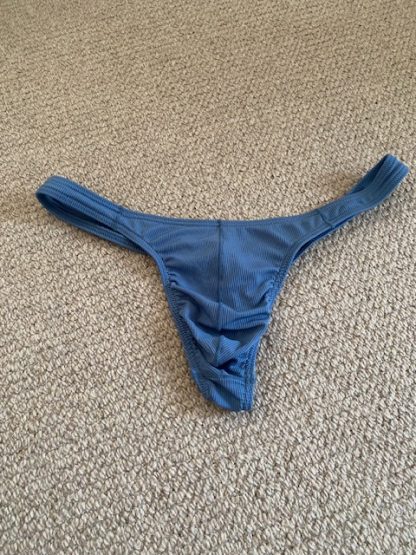 MuskyGymLad's Blue thong - Image 3