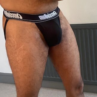 MuskyGymLad's Black aussibum jockstrap