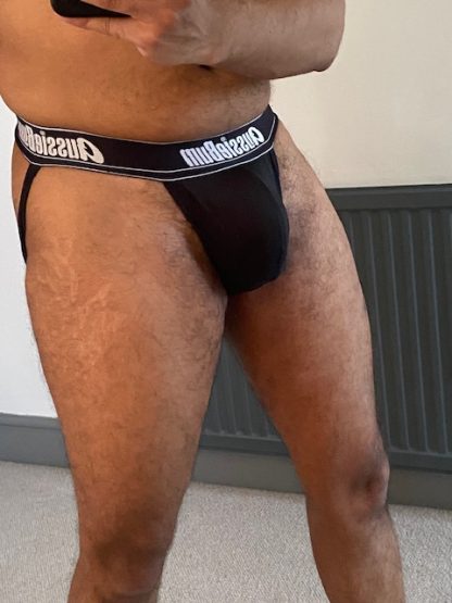 MuskyGymLad's Black aussibum jockstrap