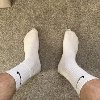 SlimTeen's White Nike socks