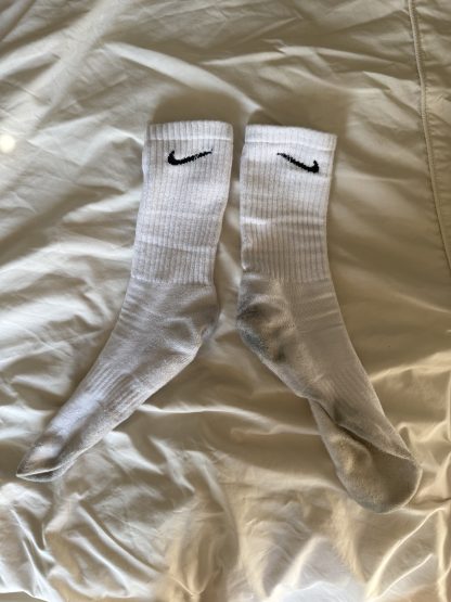 SlimTeen's White Nike socks - Image 3