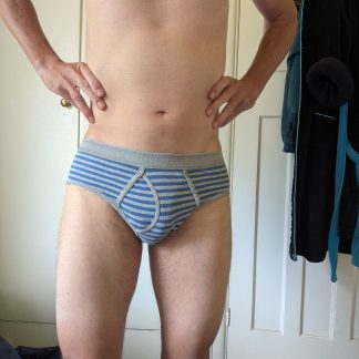 jpvelo69's blue stripe briefs