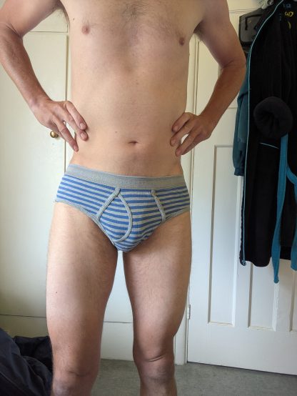 jpvelo69's blue stripe briefs
