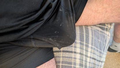 Johnnys sweaty undies’ cum stained Everlasts - Image 3