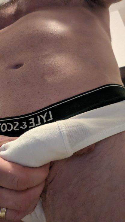 Johnnys sweaty undies’ righty whities - Image 5