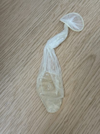 Cum filled used condom 💦