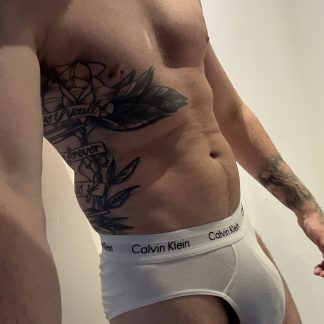 bpaq86's Calvin Klein white briefs