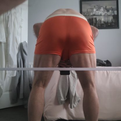 Undilad's Orange Silky Boxers - Image 2