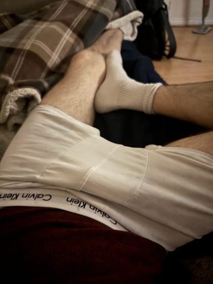 StraightRunnerLad92’s white Calvin Kleins