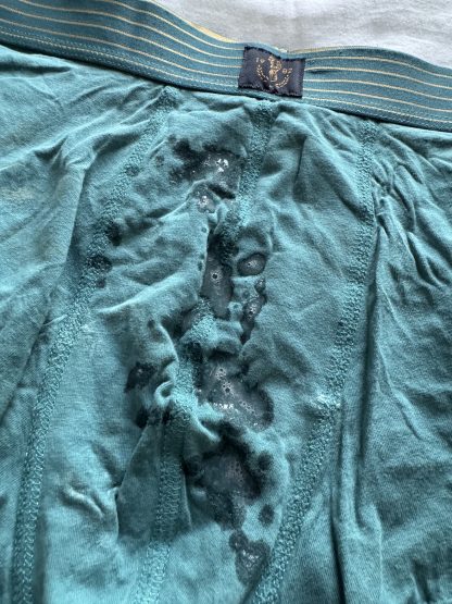 Theo's teal cum boxers