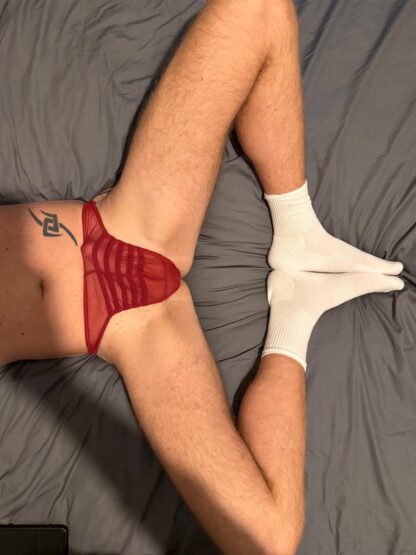 Buddybriefs69's worn kiniki Red Thong - Image 7