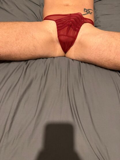 Buddybriefs69's worn kiniki Red Thong - Image 5