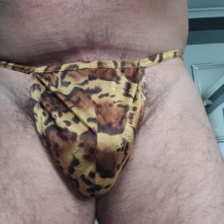 Undilad's Tiger print Cum Thong Size Large