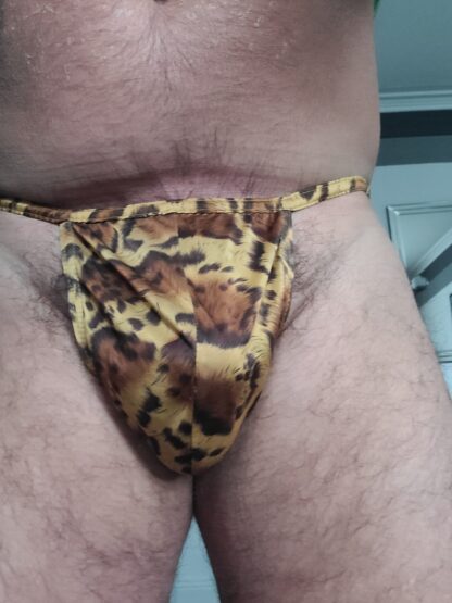 Undilad's Tiger print Cum Thong Size Large