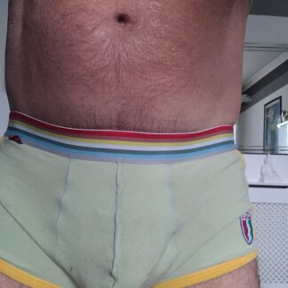 Undilad's Pringle - Dirty Pale green Short Boxers Size Large