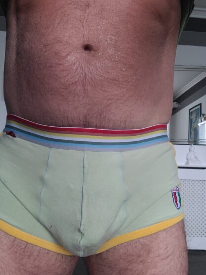 Undilad's Pringle - Dirty Pale green Short Boxers Size Large