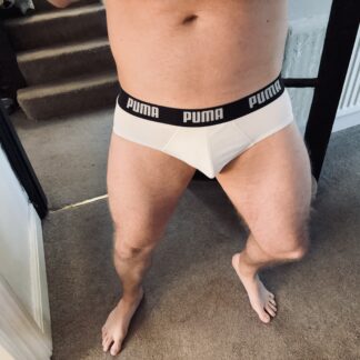 AlexBirm’s White Puma Briefs