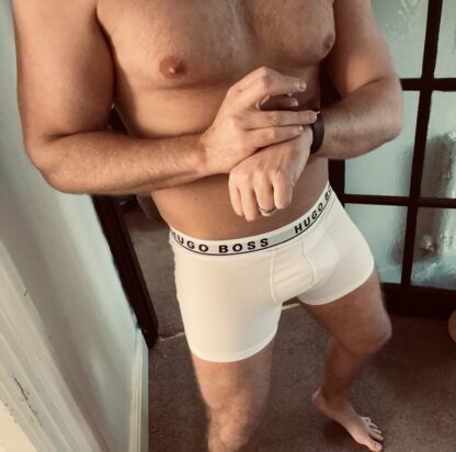 AlexBirm’s White Hugo Boss Boxers