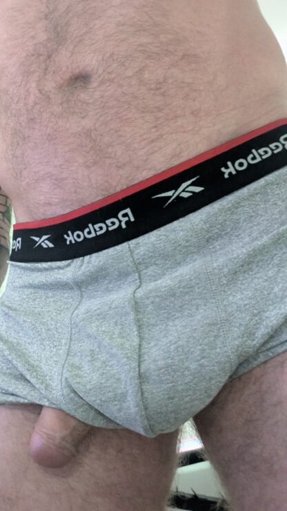 Johnnys sweaty undies' Light Grey/Black Reebok Boxers - Image 3