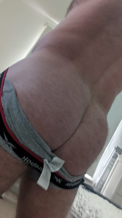 Johnnys sweaty undies' Light Grey/Black Reebok Boxers - Image 6
