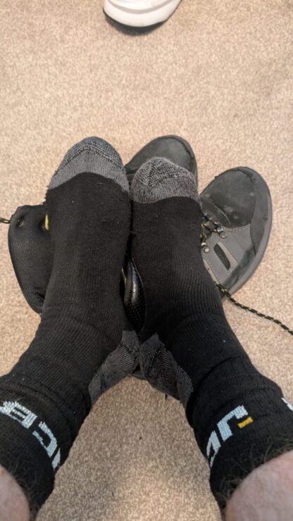 Johnnys sweaty undies' socks