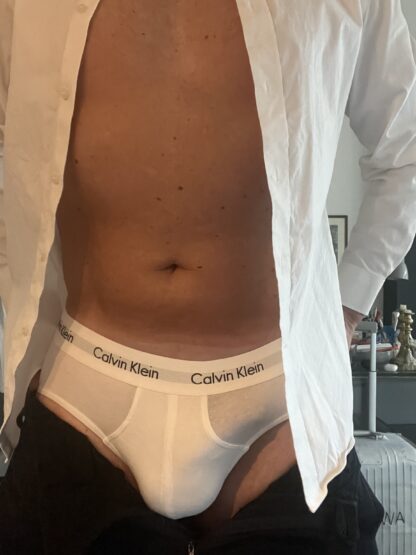 AirlineJosh's White Calvin Klein briefs - Image 2