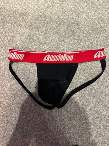 Dans_themanUK's black and red silky jockstrap - Image 3
