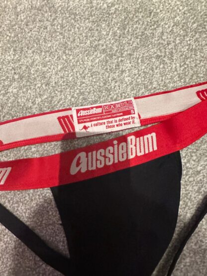 Dans_themanUK's black and red silky jockstrap - Image 4