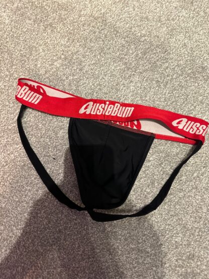 Dans_themanUK's black and red silky jockstrap - Image 5