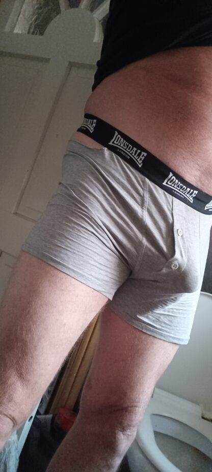 Bluelight's Dirty torn grey boxers - Image 2