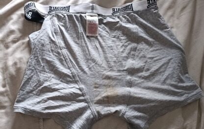 Bluelight's Dirty torn grey boxers - Image 5